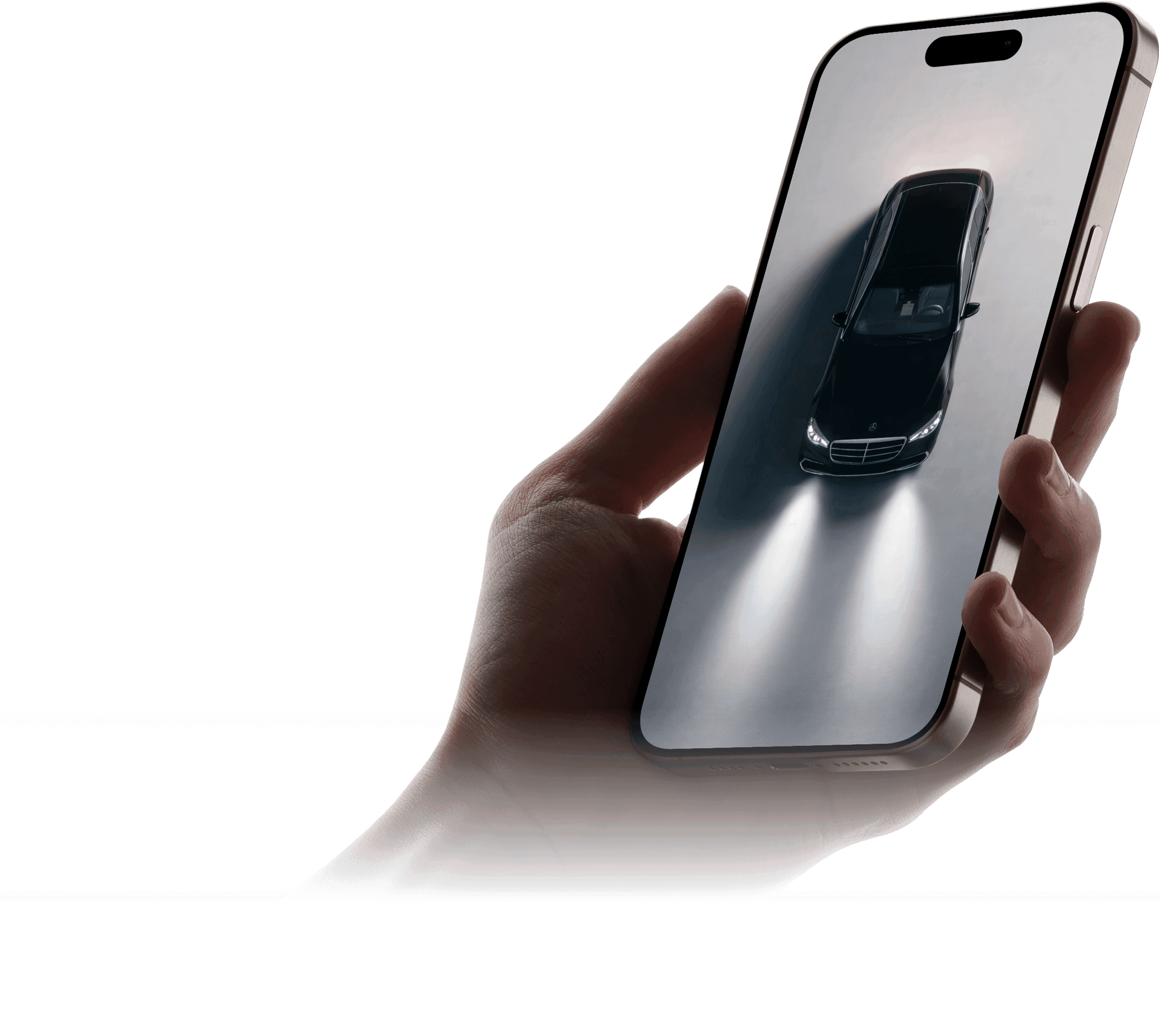 Sunny's mobile app on a smartphone